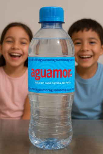 Botella Pet 650 ml, agua de mesa : aguamor